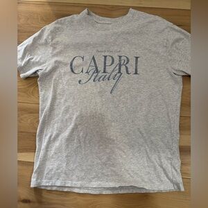 Abercrombie & Fitch Boyfriend Tee - Women’s Small - AxF Essentials -Capri, Italy